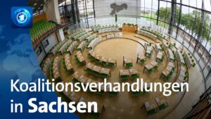 Verhandlungen über Minderheitsregierung in Sachsen