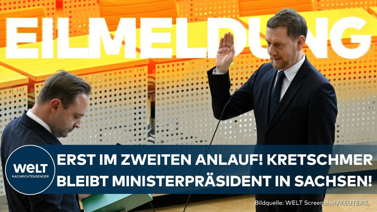 EILMELDUNG - Michael Kretschmer bleibt Ministerpräsident in Sachsen! Bestätigung im zweiten Wahlgang