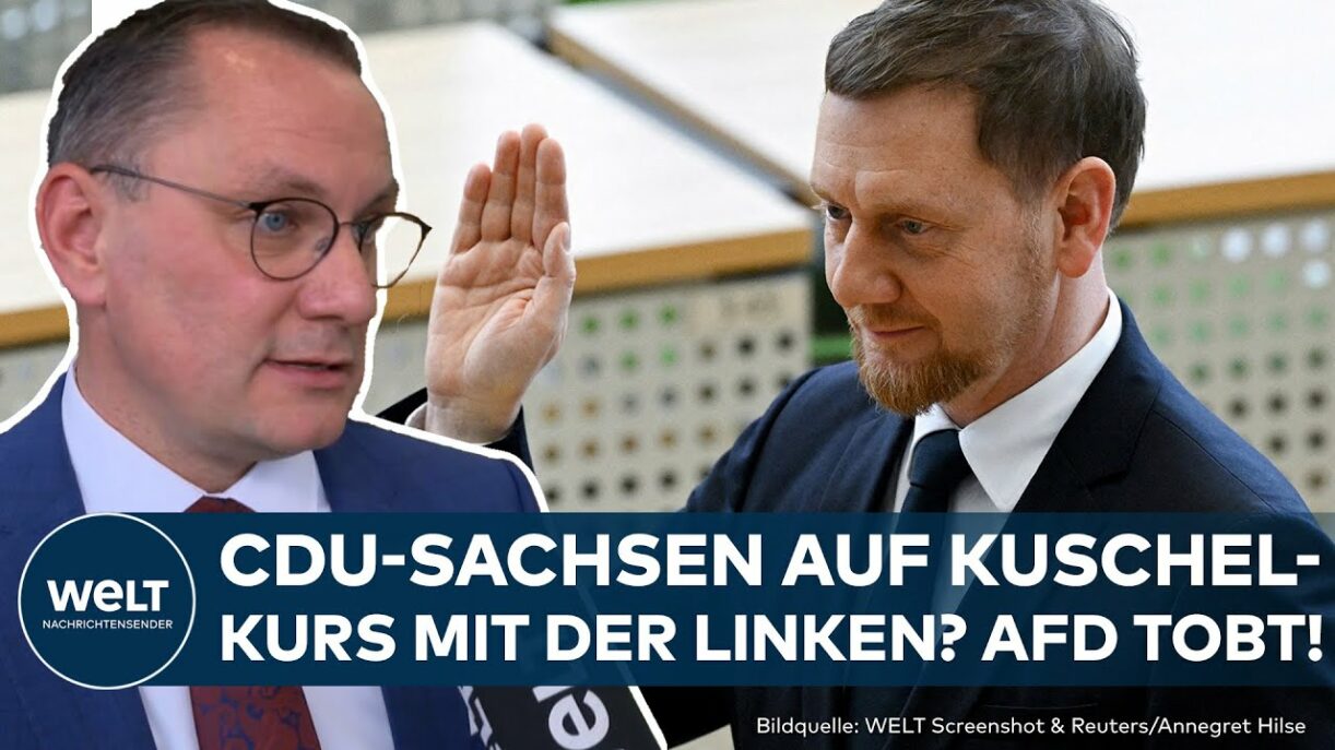 WAHLKRIMI IN SACHSEN: Eigentor für die Union? Kretschmer gewinnt Wiederwahl mithilfe der Linken