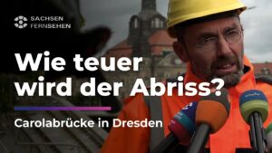 CAROLABRÜCKE: Teurer ABRISS und erst DANN kann der NEUBAU starten I Sachsen Fernsehen