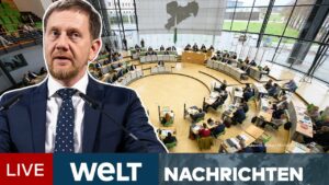 SACHSEN: Michael Kretschmer als sächsischer Ministerpräsident wiedergewählt | WELT Livestream