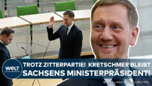 MICHAEL KRETSCHMER: Trotz Zitterpartie und Kritik! Wiederwahl zum Ministerpräsidenten in Sachsen