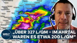 HOCHWASSER: Bayern und Sachsen! "Über 320l/qm – das, was bei uns in einem halben Jahr fällt"