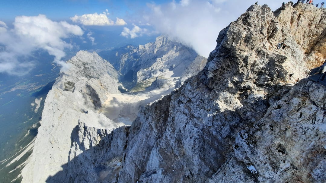 Ausblick von der Zugspitze