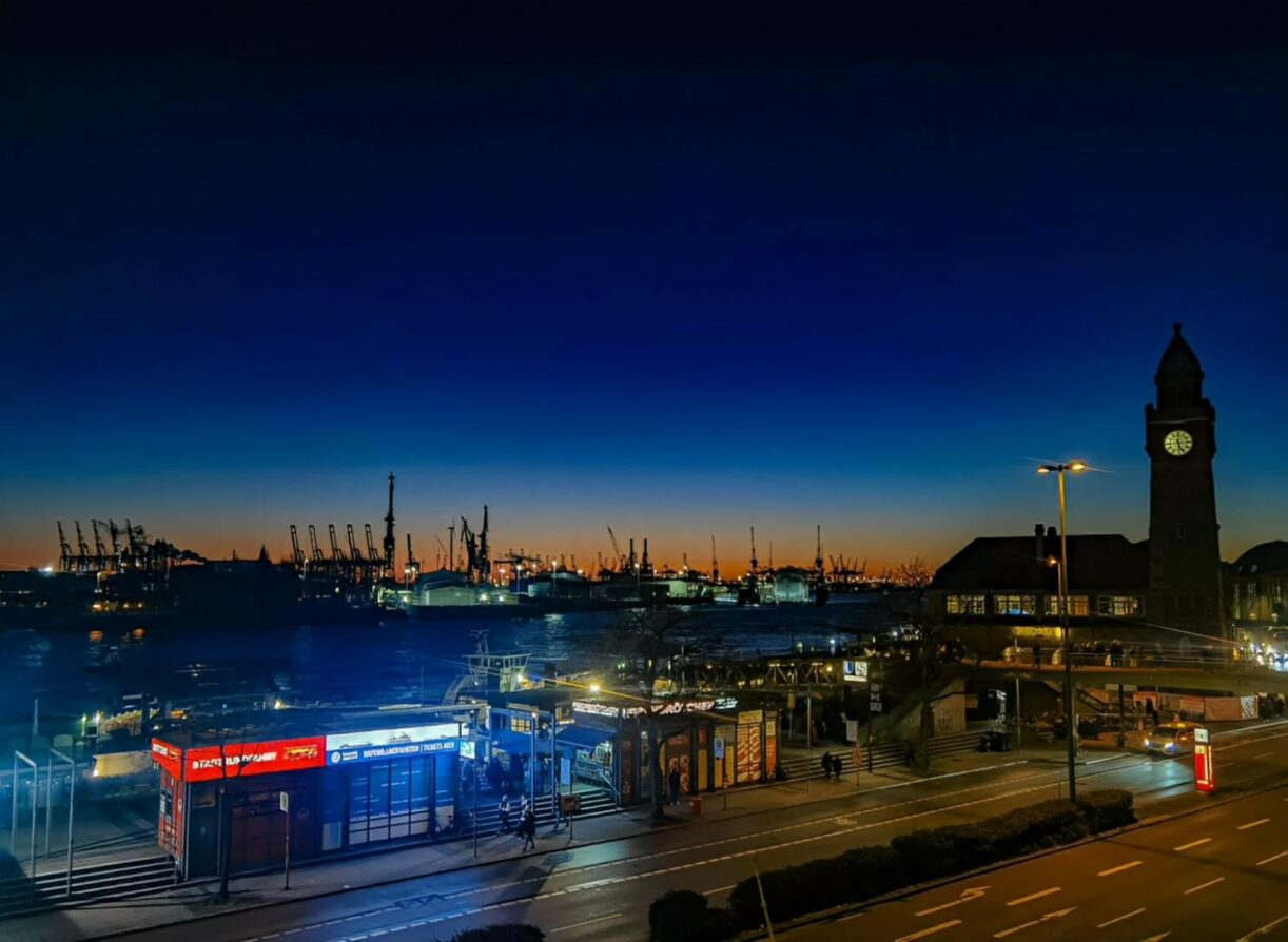 Hamburg blaue Stunde