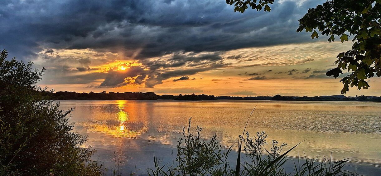 Sonnenuntergang am Großen Plöner See