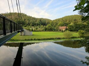 Wasserspiegelung Nähe Clodramühle