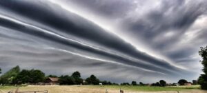 Wetterfront über Kronshagen - Fortsetzung - die Front war für ein Panoramafoto schlichtweg zu groß