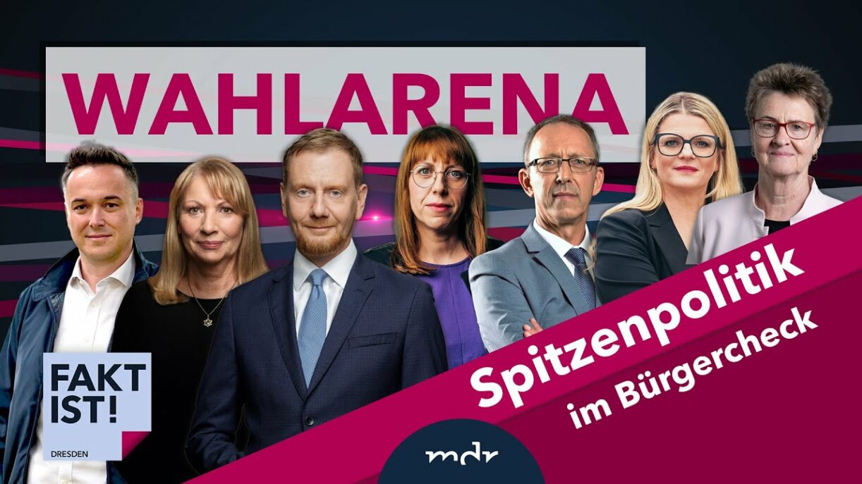 Wahlarena Sachsen: Die Spitzenkandidatinnen und -kandidaten | Fakt ist! | MDR