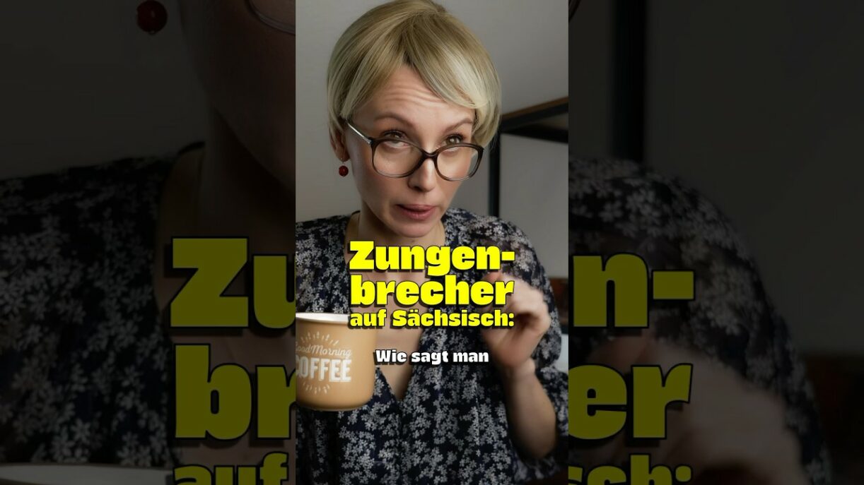 Zungenbrecher auf Sächsisch 🤣 #comedy #dialekt #sachsen