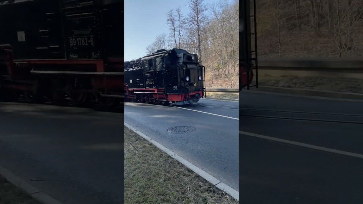 Weißeritztalbahn fährt an mir vorbei Ulberndorf Sachsen - Nice Narrow Gauge Saxony