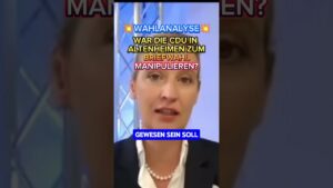 💥WURDE DIE WAHL MANIPULIERT?💥 #afd #sachsen #cdu ##thüringen #weidel #ampel #politik #höcke #bsw