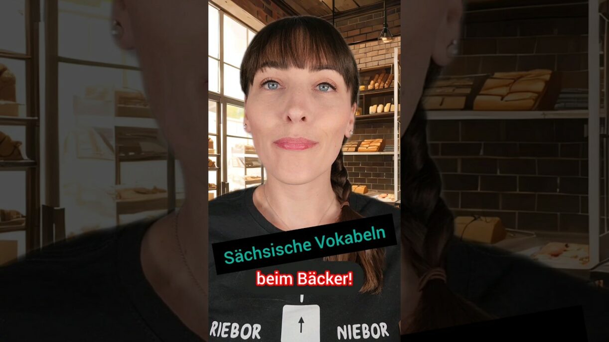 Sächisch beim Bäcker! Welche Vokabeln habe ich vergessen? #sachsen #sächsisch #dialekt