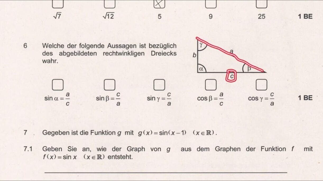 Besprechung Mathe BLF 2023 (Ersttermin Sachsen)
