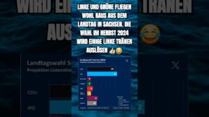 LINKE gehen in Sachsen unter #shorts #shortsfeed #afd #links #grüne #politik #sachsen #wahl #fyp