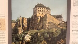 Die Festung Königstein. Ein imposantes Bauwerk am Malerweg. Sächsische Schweiz.