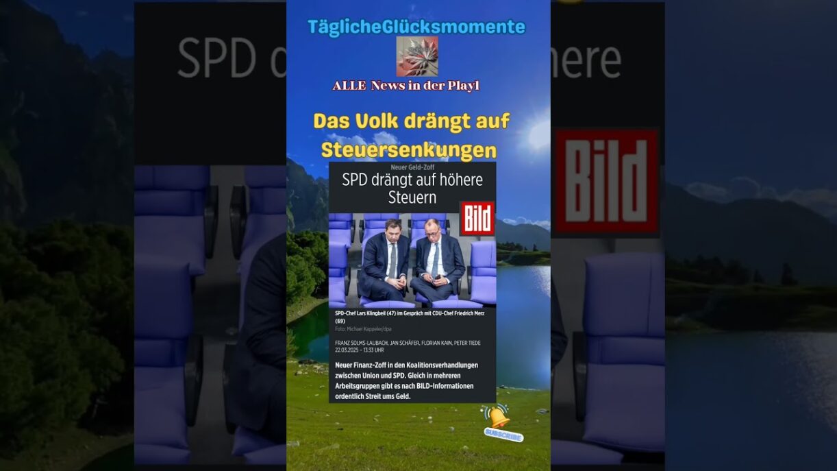 #news ,SPD will Steuern rauf