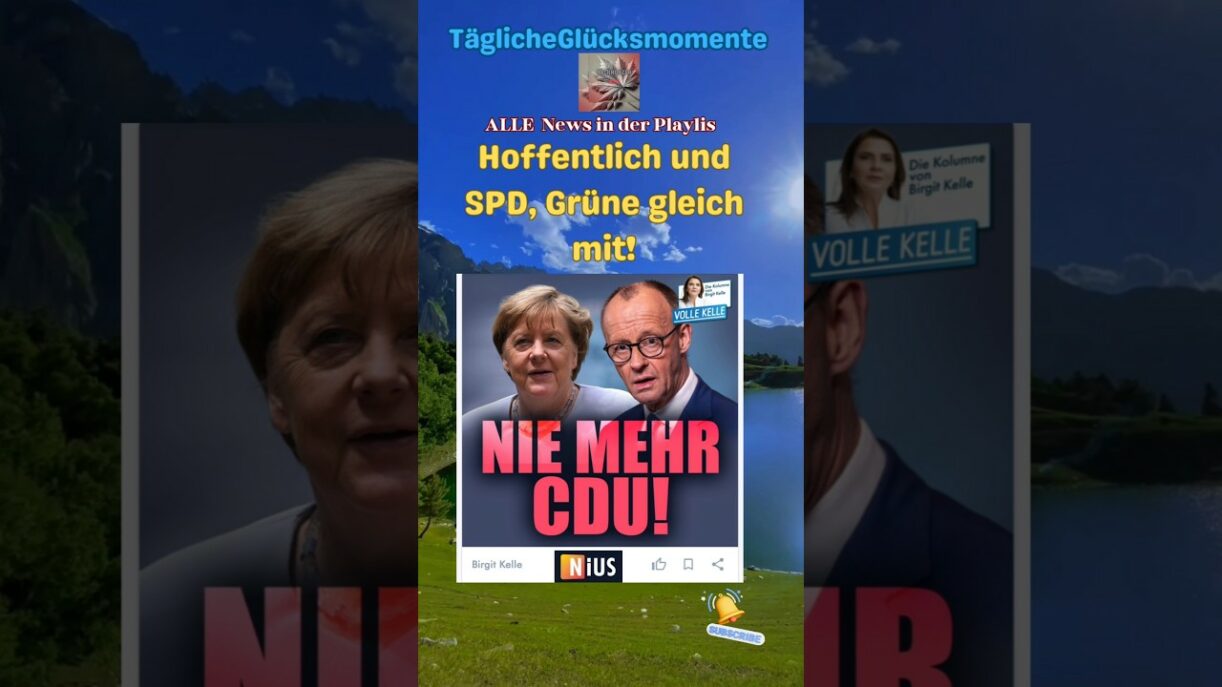 #news ,nie wieder CDU!