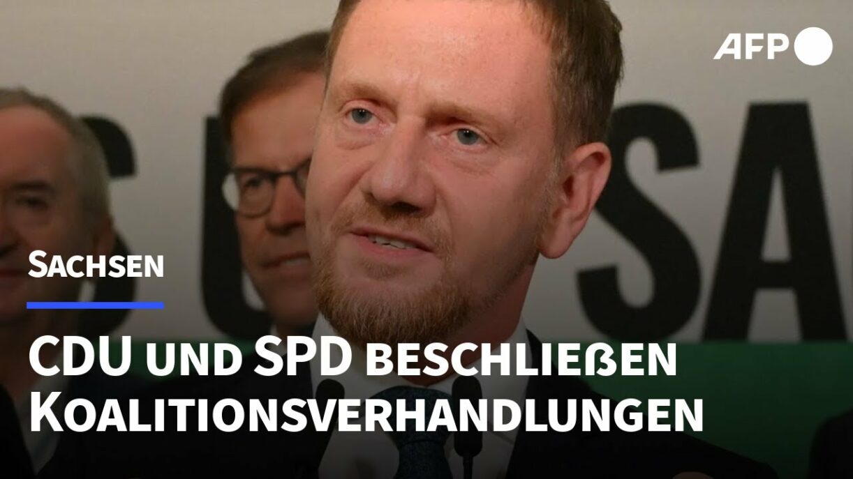 CDU und SPD in Sachsen beschließen Koalitionsverhandlungen | AFP