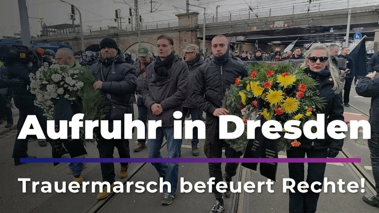 Trauermarsch mobilisiert RECHTSEXTREME I Sachsen Fernsehen