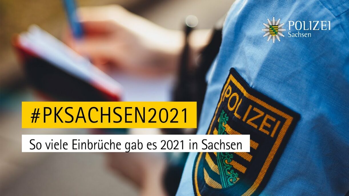 Wie viele Einbrüche gab es 2021 in Sachsen? Die Polizeiliche Kriminalstatistik 2021 #Shorts