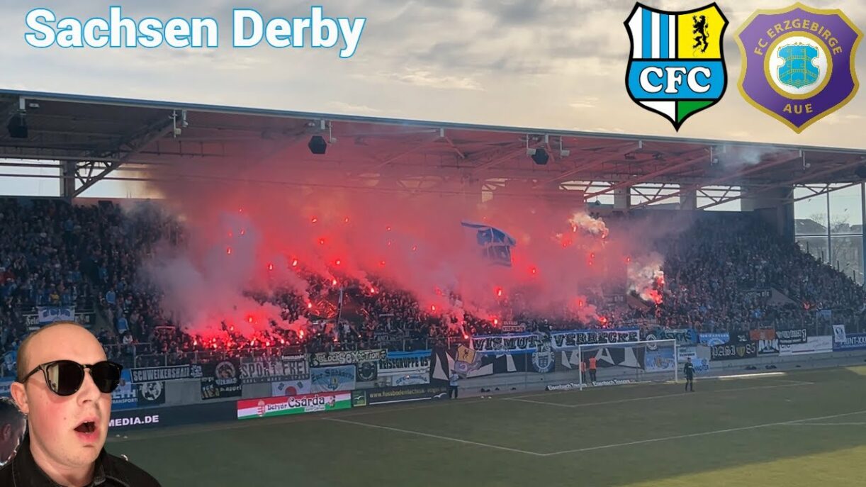 FIERY SACHSEN DERBY - Chemnitzer FC vs Erzgebirge Aue 🇩🇪