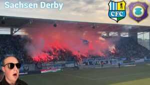 FIERY SACHSEN DERBY - Chemnitzer FC vs Erzgebirge Aue 🇩🇪