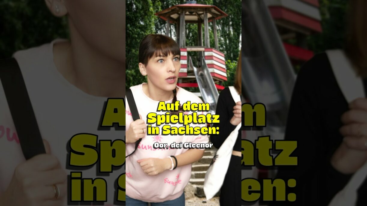 @kristinavomdorf9848 und ich waren mal wieder auf dem Spielplatz 🥳 #comedy #sachsen #dialekt