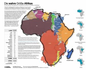 Die wahre Größe Afrikas