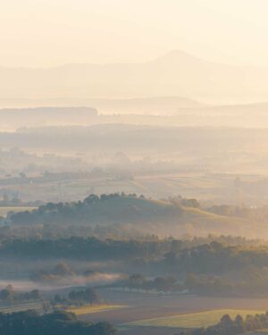 Früh morgens am Hohenbol Aussichtspunkt, Baden-Württemberg [OC]