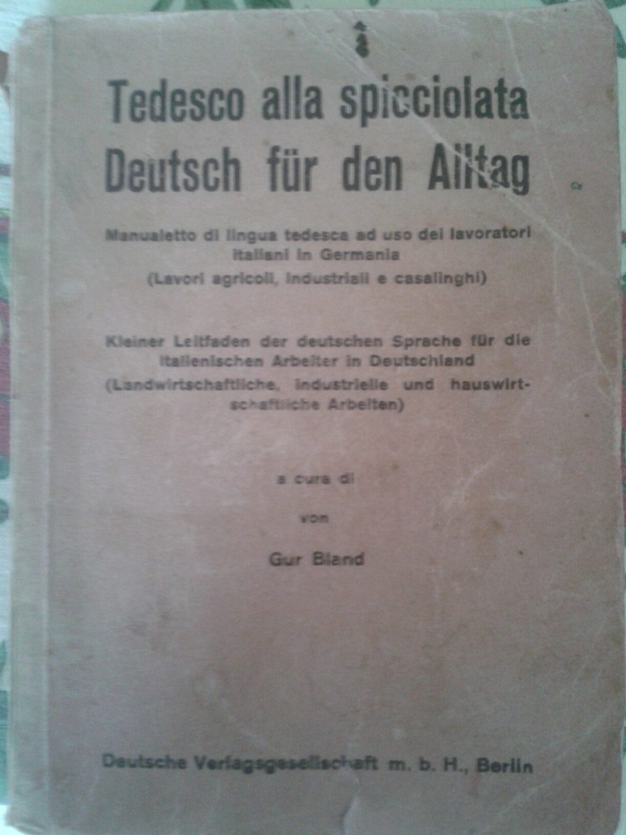 Kleine Leitfaden der Deutschen Spräche für die Italienische Arbeiter in Deutschland (album)