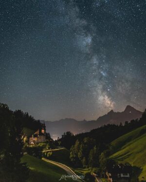 Maria Gern, Watzmann, Milchstraße [OC]