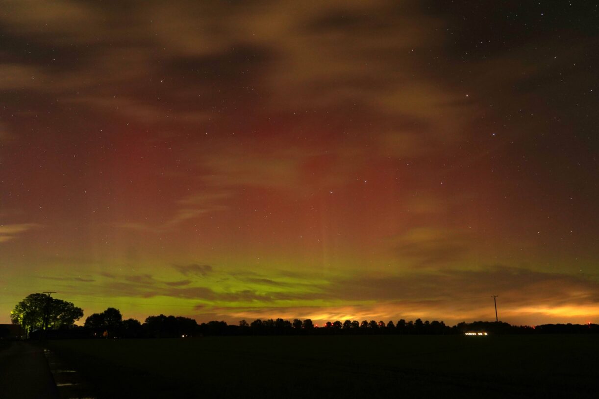 Polarlichter über dem Münsterland | 05.11.2023