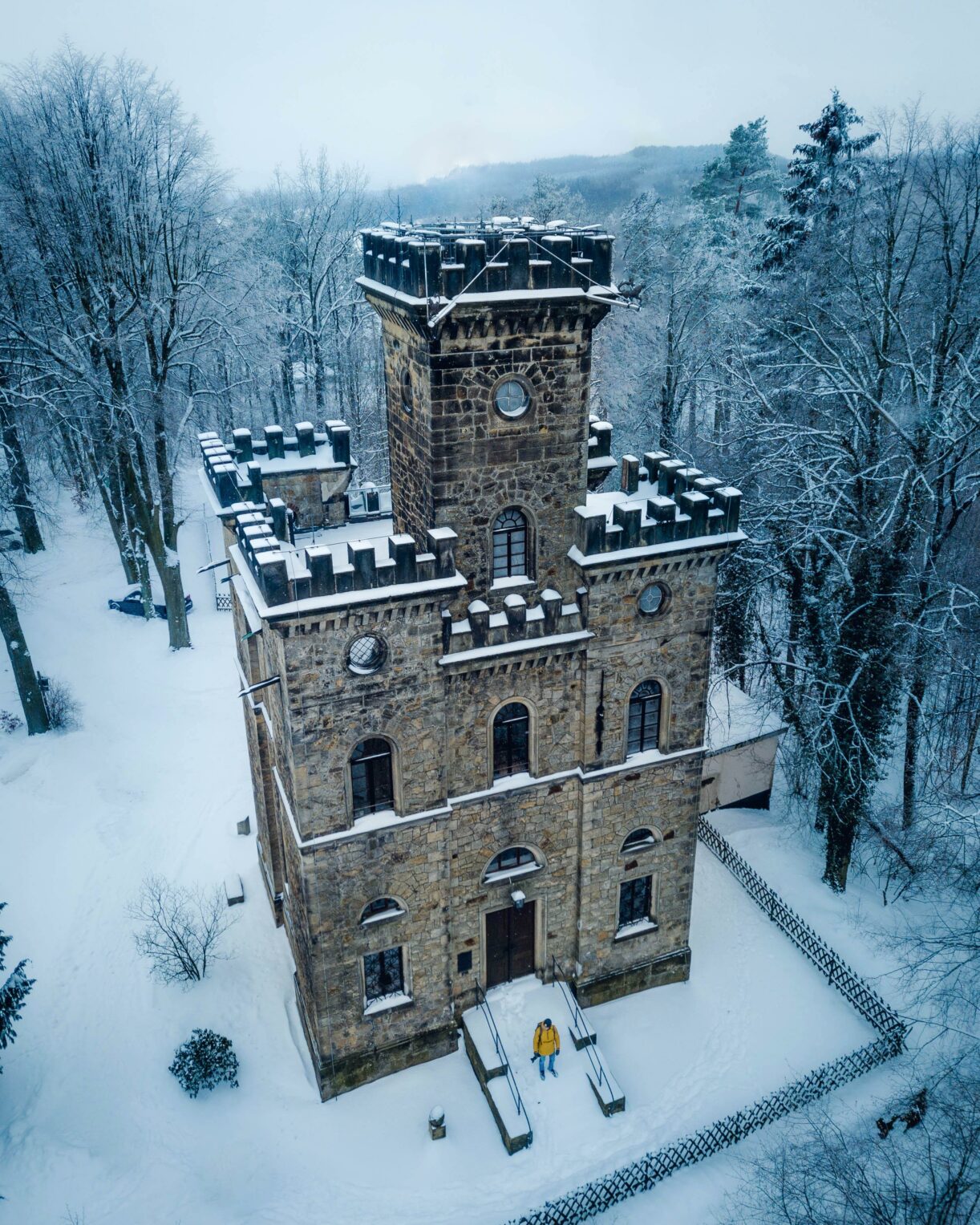 Schöne Höhe in Sachsen im Winter! 🏰