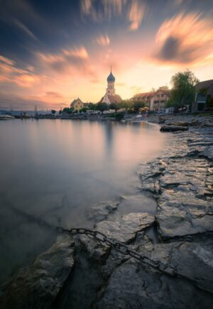 Sommerabend in Wasserburg am Bodensee