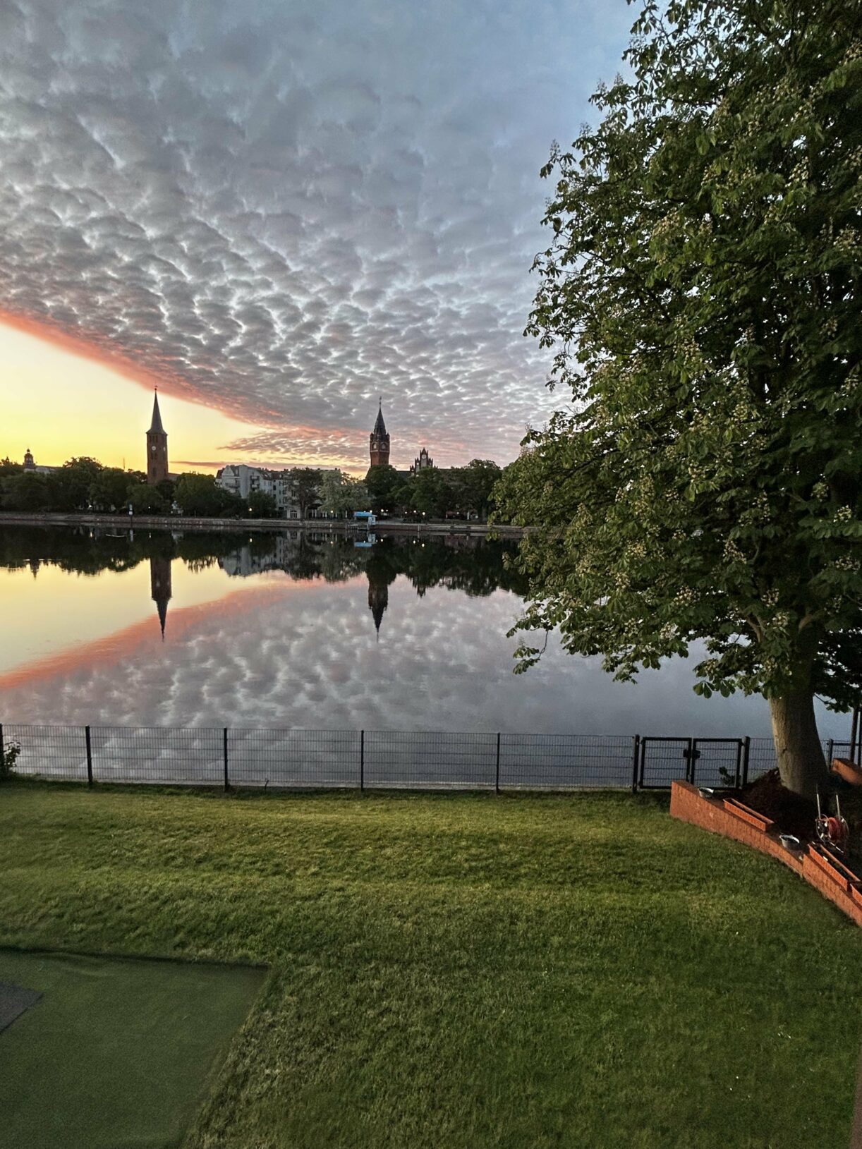 Sonnenaufgang über Berlin Köpenick