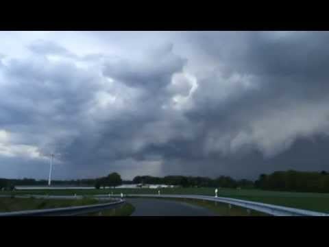 Unwetter Ganderkesee bei Delmenhorst 05.05.2015