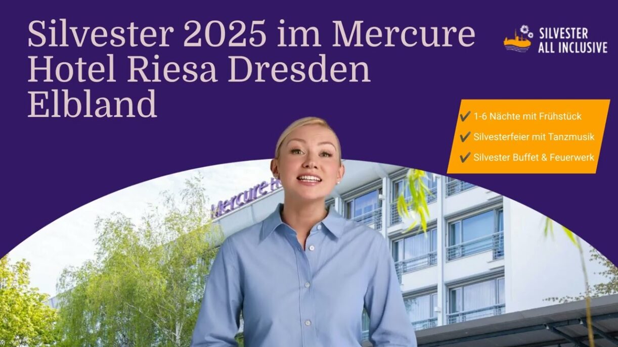 Silvester 2025 im Mercure Hotel Riesa Dresden Elbland – Feiern in Sachsen!