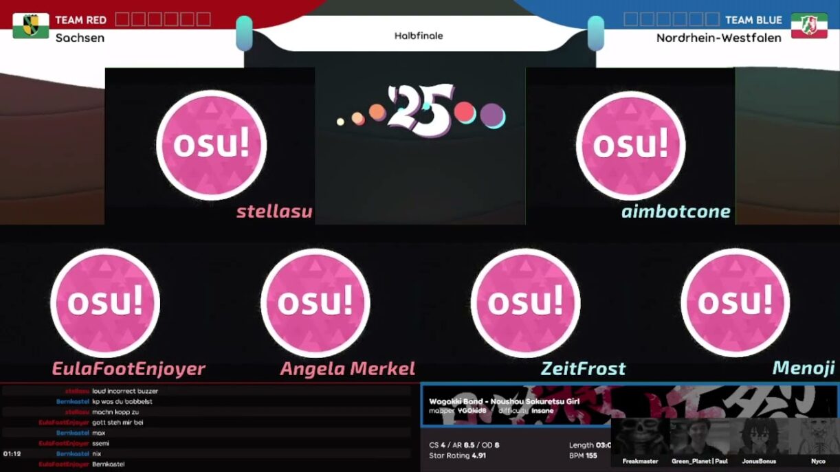 Bundesländer Battle 2025 - Halblfinale: Sachsen vs Nordrhein-Westfalen
