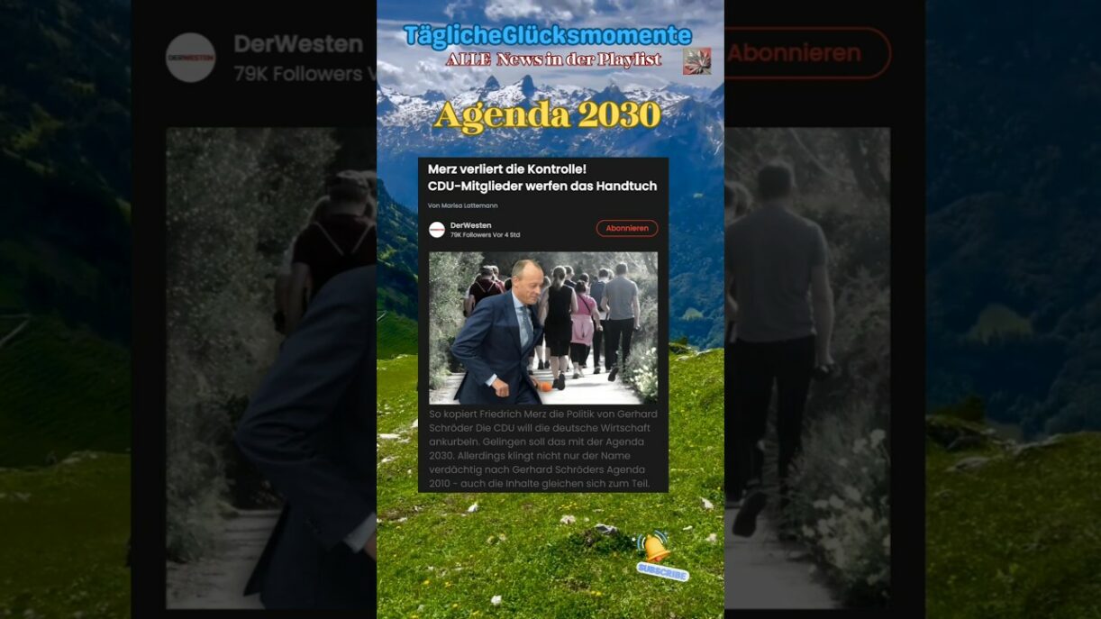 #news ,Merz mit Schröder Agenda 2030