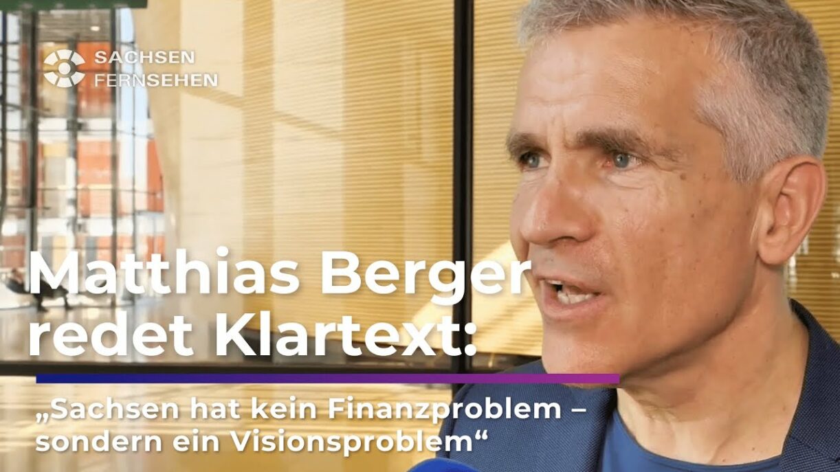 Matthias Berger redet Klartext: Was läuft schief im Sächsischen Landtag? I Sachsen Fernsehen