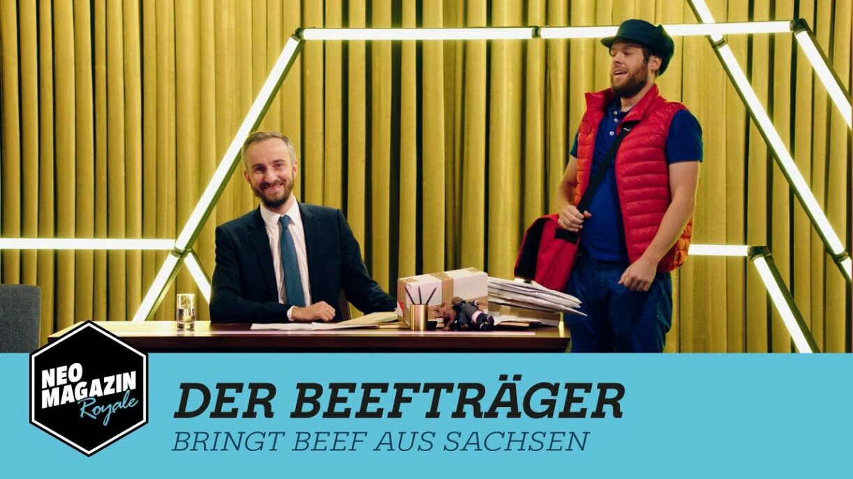 Der Beefträger bringt Beef aus Sachsen | NEO MAGAZIN ROYALE mit Jan Böhmermann - ZDFneo