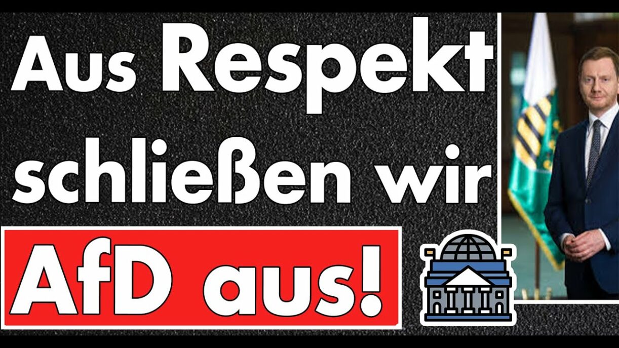 Sachsen schafft Demokratie ab! 31,8% der Wähler werden einfach ignoriert, aus Respekt sagen sie!