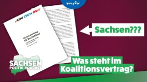 Was steht im Koalitionsvertrag für Sachsen – und was nicht? | Sachsen-Politik-Podcast | MDR