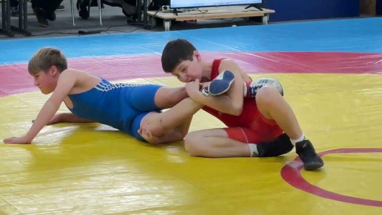 Wrestling / Ringen LM Sachsen 2025 in Plauen, Jugend B, 52 kg, Freestyle, Malsagov - Wohlfahrt