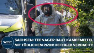 SACHSEN: 16-Jähriger baut in Zeithain Bio-Kampfmittel mit tödlichem Gift Rizin! Großaufgebot!