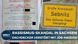 SACHSEN: Rassismus-Skandal! Dachdecker verstört mit Job-Anzeige! Verlag zieht Konsequenzen