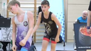 Wrestling / Ringen LM Sachsen 2025 in Plauen, Jugend B, 38 kg, Mascher - Seyfert