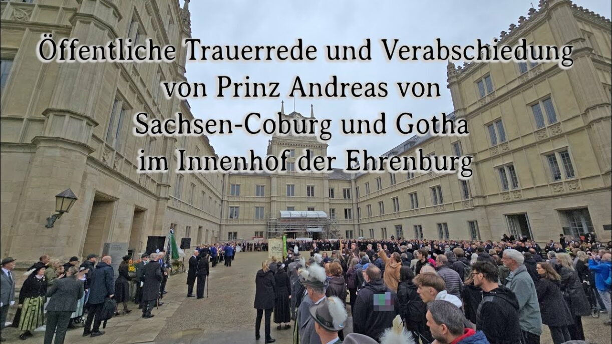Verabschiedung von Prinz Andreas von Sachsen-Coburg und Gotha am 24.04.2025