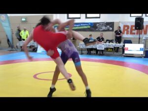 Wrestling / Ringen LM Sachsen 2025 in Plauen, Jugend B, 62 kg, Freestyle, Magamadov - Firozi